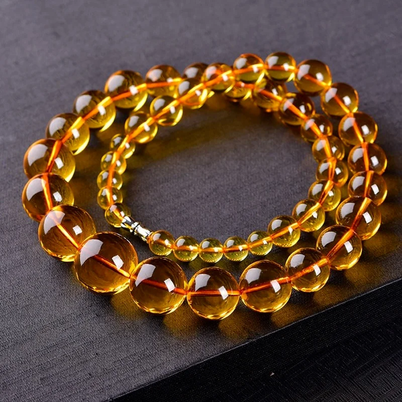 Natural Baltic Pure Amber Beaded Necklace Women Fine Jewelry Accessorie Golden Amber-beads Chokers Necklaces Girlfriend Mom Gift
Natural Baltic Pure Amber Beaded Necklace Women Fine Jewelry Accessorie Golden Amber-beads Chokers Necklaces Girlfriend Mom Gift