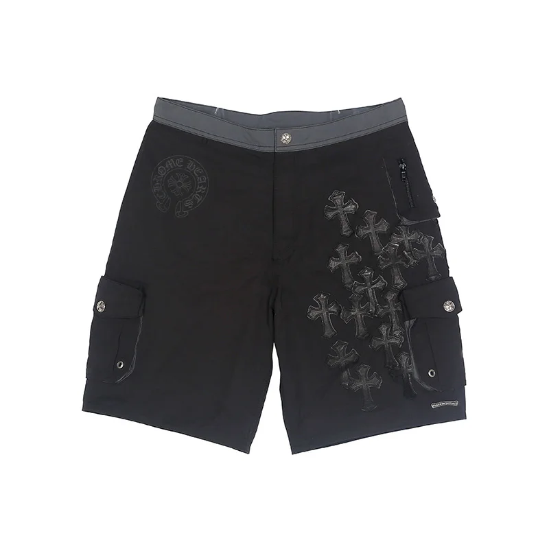 Cross Men's Leather Embroidery Cargo Streetwear Hip Hop Casual Five-Point Pants Shorts Male
Cross Men's Leather Embroidery Cargo Streetwear Hip Hop Casual Five-Point Pants Shorts Male