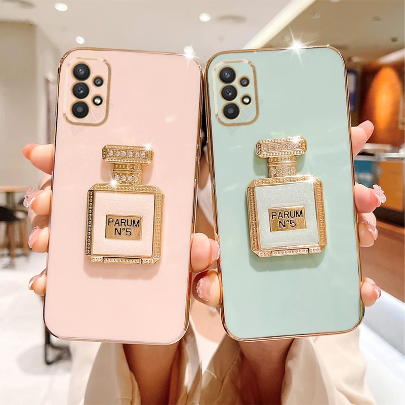 A 53 Perfume Mirror Holder Plating Case For Samsung Galaxy A53 A52 S A32 A33 A72 A73 A13 A23 4g 5g Silicone Stand Cover A12 A21s
A 53 Perfume Mirror Holder Plating Case For Samsung Galaxy A53 A52 S A32 A33 A72 A73 A13 A23 4g 5g Silicone Stand Cover A12 A21s