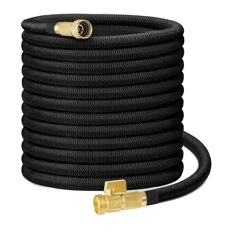 Garden Hose 100FT, Flexible Lightweight Expandable Hose Expanding Durable Water Hose With 3/4 Inch Solid Brass Fittings
Garden Hose 100FT, Flexible Lightweight Expandable Hose Expanding Durable Water Hose With 3/4 Inch Solid Brass Fittings