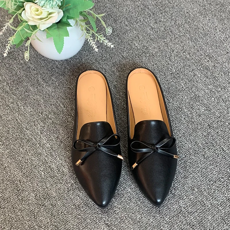 Women Slippers Fashion summer bow Pointed Flat Women Shoes Slip-On Mules Loafer Sandals Slides Ladies Shoes
Women Slippers Fashion summer bow Pointed Flat Women Shoes Slip-On Mules Loafer Sandals Slides Ladies Shoes
