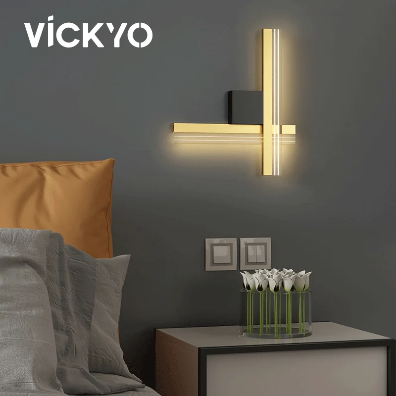 VICKYO Led Wall Lamp Nordic Modern Light Luxury Interior Wall Light Fixture for Home Bedroom Bedside Lamp Living Room Decoration
VICKYO Led Wall Lamp Nordic Modern Light Luxury Interior Wall Light Fixture for Home Bedroom Bedside Lamp Living Room Decoration
