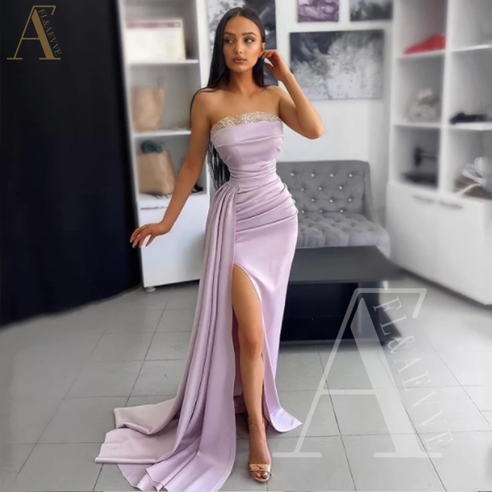 Lavender Satin Formal Dresses for Prom Side Split Women Prom Dress 2024 Ladies Dresses for Special Occasions Ball Gowns Robe
Lavender Satin Formal Dresses for Prom Side Split Women Prom Dress 2024 Ladies Dresses for Special Occasions Ball Gowns Robe