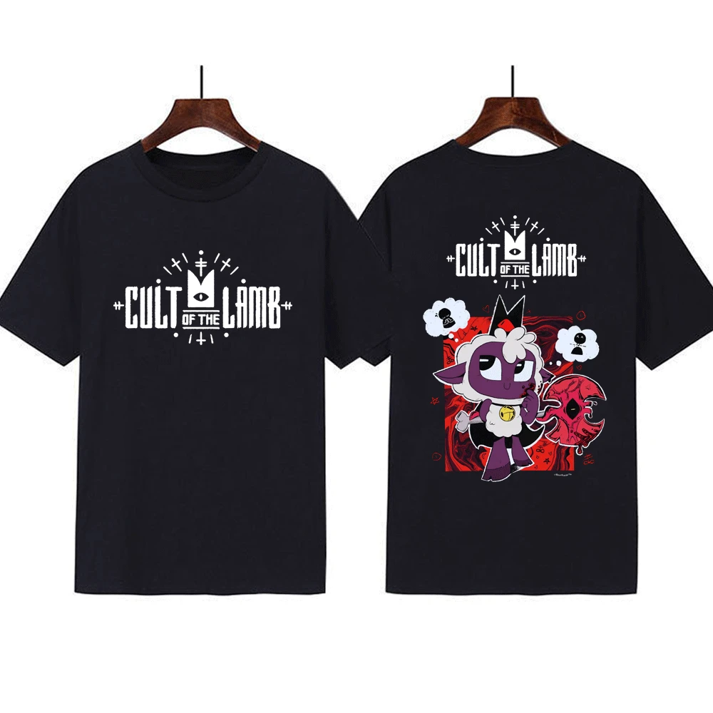 Anime Cartoon Game Cult of The Lamb Double Sided Printed T-shirts Men Women Fashion Casual Tshirt Oversized T Shirt Streetwear
Anime Cartoon Game Cult of The Lamb Double Sided Printed T-shirts Men Women Fashion Casual Tshirt Oversized T Shirt Streetwear