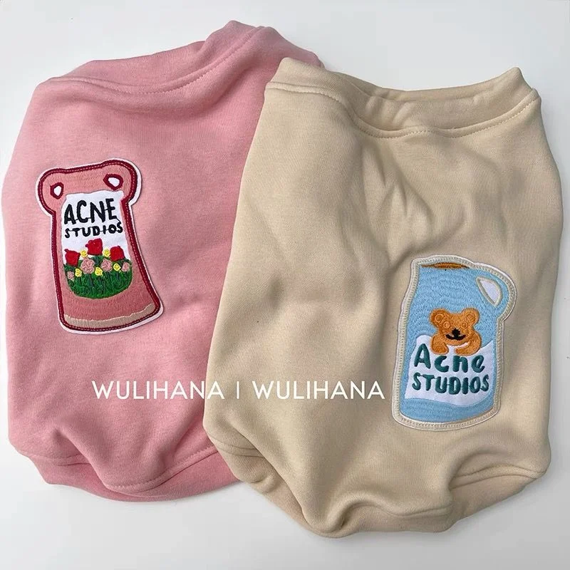 Мультяшная Милая одежда для домашних животных, свитшот для собак, одежда для собак, костюм с принтом французского бульдога, милая осенне-зим... 
Мультяшная Милая одежда для домашних животных, свитшот для собак, одежда для собак, костюм с принтом французского бульдога, милая осенне-зим...