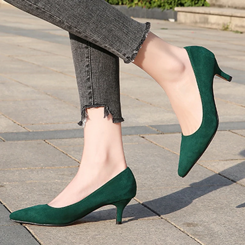 High Heel Pumps 5CM Shoes Work Flock Low Heel Large Size 35-46 women's Shoes Girl Stiletto Professional Casual Pumps
High Heel Pumps 5CM Shoes Work Flock Low Heel Large Size 35-46 women's Shoes Girl Stiletto Professional Casual Pumps