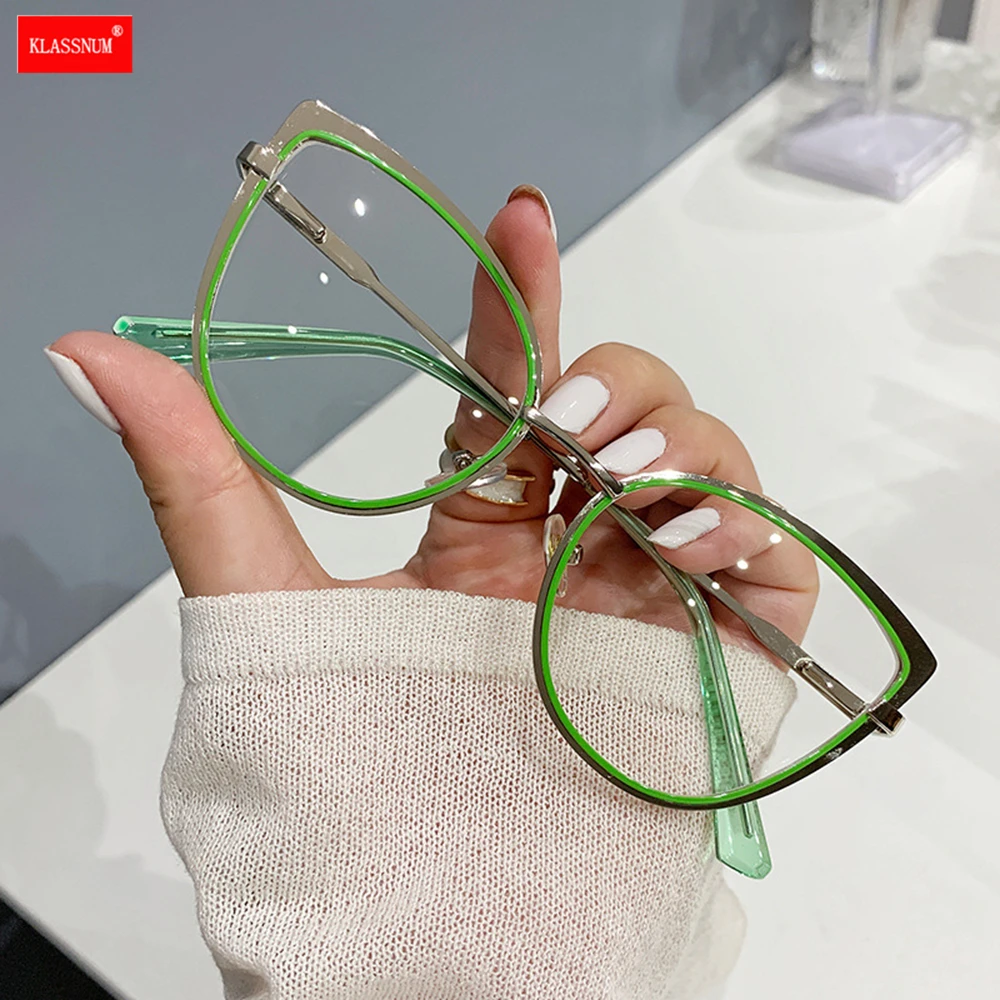 Retro Cat Eye Anti-blue Light Glasses Women Men Computer Optical Glasses High Quality Metal Frame Glasses Plain Glasses Eyewear
Retro Cat Eye Anti-blue Light Glasses Women Men Computer Optical Glasses High Quality Metal Frame Glasses Plain Glasses Eyewear