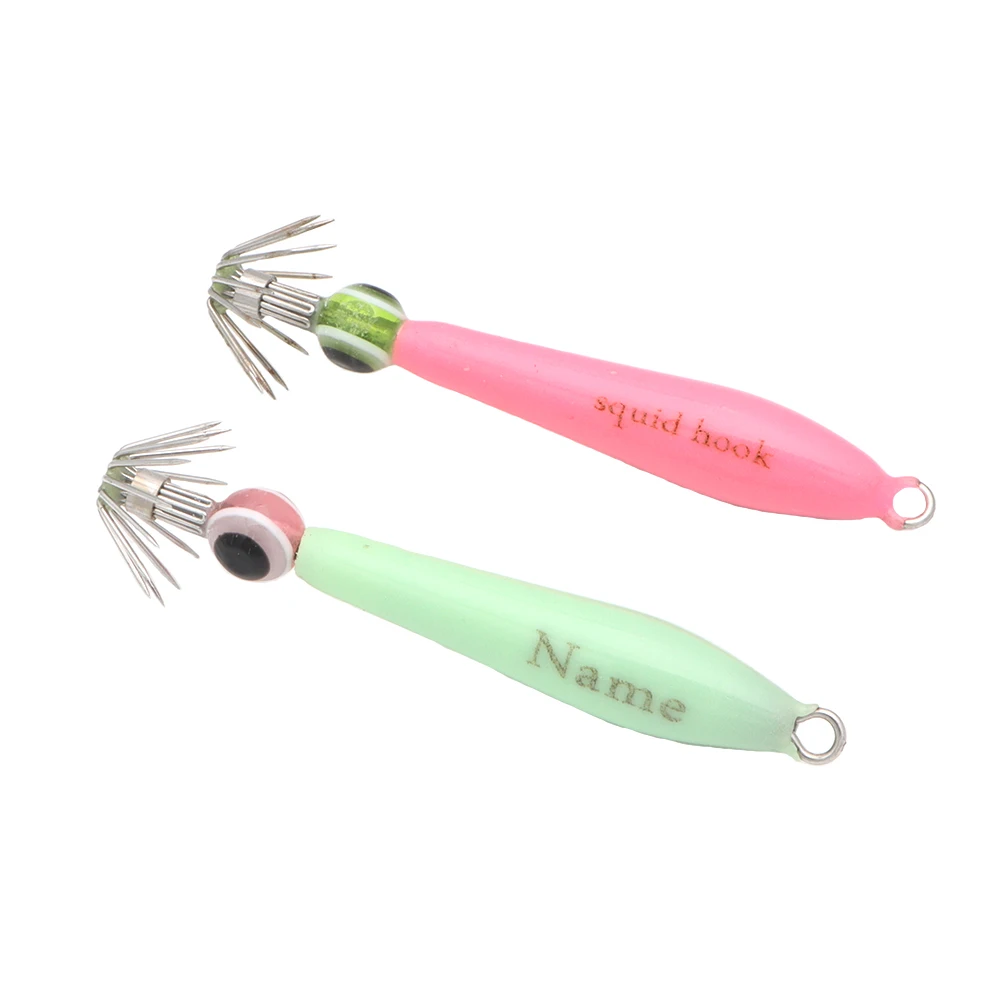 2pcs/lot 2022 lettering new luminous squid hook Luya bait 6.5cm/14.5g sea fishing cuttlefish hook octopus hook can be lettering
2pcs/lot 2022 lettering new luminous squid hook Luya bait 6.5cm/14.5g sea fishing cuttlefish hook octopus hook can be lettering