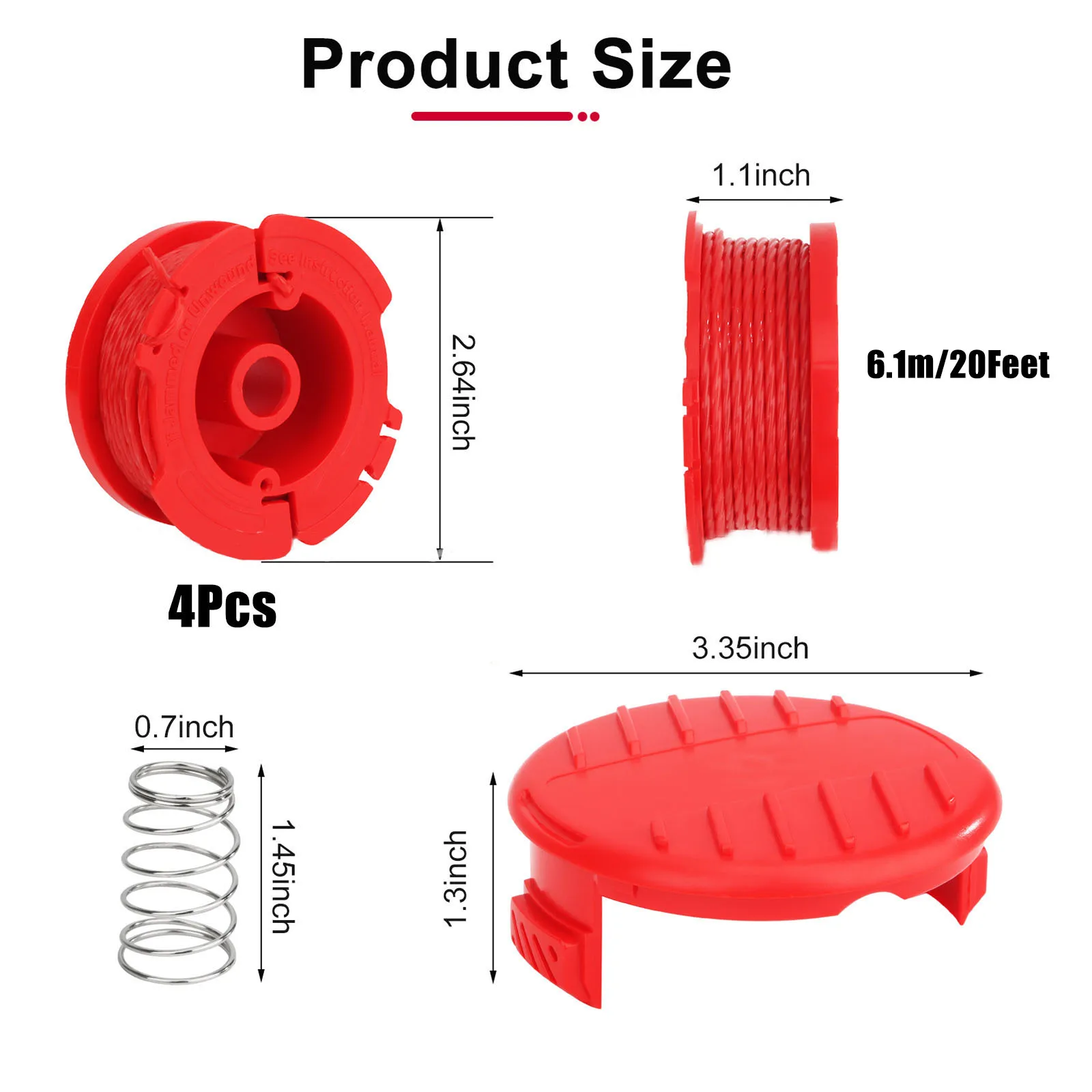 CMZST0803 CMZST080 0.080\\\\\\\" 20ft Trim Spool Auto Feed Compatible Lawn Trimmer Spare Blade Garden Replacement Tool
CMZST0803 CMZST080 0.080\\\\\\\" 20ft Trim Spool Auto Feed Compatible Lawn Trimmer Spare Blade Garden Replacement Tool