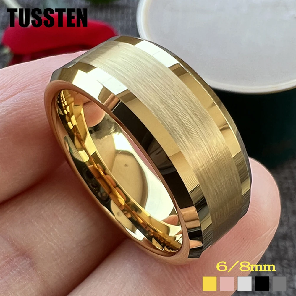 Dropshipping TUSSTEN 6MM/8MM Best Seller Ring Men Women Classic Tungsten Wedding Band Brush Polish Finish Comfort Fit
Dropshipping TUSSTEN 6MM/8MM Best Seller Ring Men Women Classic Tungsten Wedding Band Brush Polish Finish Comfort Fit