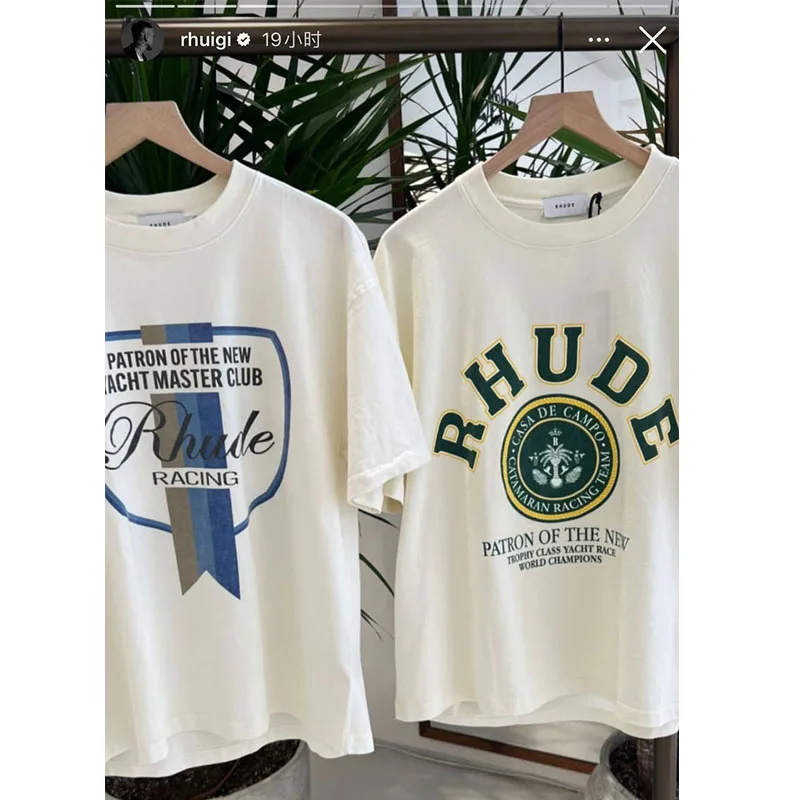 Vintage Letter-Printed T-Shirt For Men And Women 1:1 Oversized Summer Casual Rhude Short-Sleeved T-Shirt
Vintage Letter-Printed T-Shirt For Men And Women 1:1 Oversized Summer Casual Rhude Short-Sleeved T-Shirt