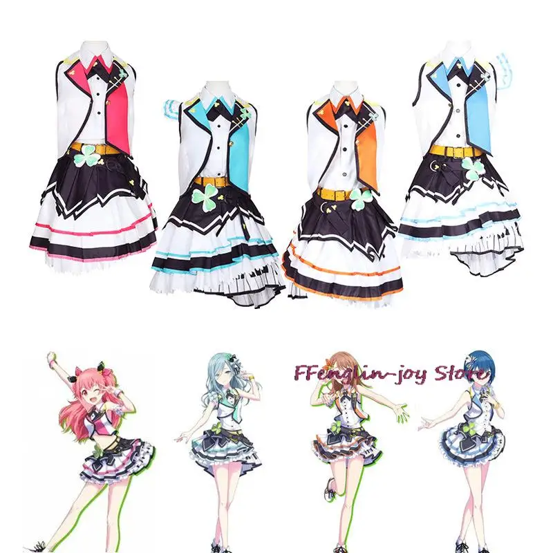 Костюм для косплея Project Sekai, цветной костюм для сцены, PJSK MORE JUMP Kiritani Haruka Minori Momoi Airi Shizuku, сценическое платье
Костюм для косплея Project Sekai, цветной костюм для сцены, PJSK MORE JUMP Kiritani Haruka Minori Momoi Airi Shizuku, сценическое платье