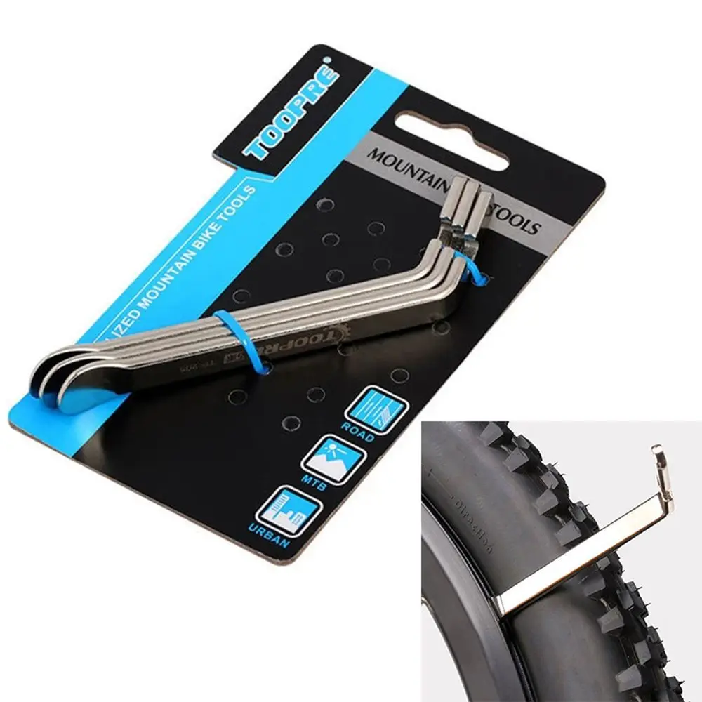 1Pc/3Pcs Cycling Tire Lever Pry Up Tool Mountain Bicycle Type Metal Pry Bar Stainless Steel Bike Wheel Remover Repair Tools
1Pc/3Pcs Cycling Tire Lever Pry Up Tool Mountain Bicycle Type Metal Pry Bar Stainless Steel Bike Wheel Remover Repair Tools
