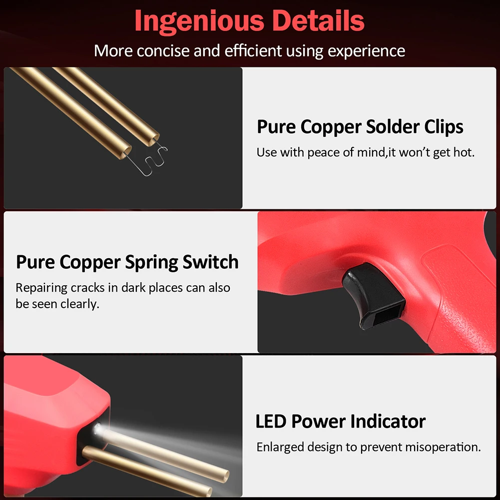 Handy Plastic Welding Gun with Diagonal Pliers Soldering Iron Practical Thermal Cutting Welders Auto Bumper Repair Stapler
Handy Plastic Welding Gun with Diagonal Pliers Soldering Iron Practical Thermal Cutting Welders Auto Bumper Repair Stapler