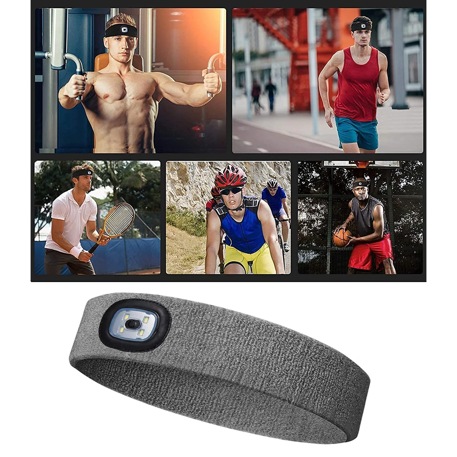 LED Headband Light Rechargeable Outdoor Sport Headlamp Climbing Hiking Camping Fishing Illuminated Headband Night Running
LED Headband Light Rechargeable Outdoor Sport Headlamp Climbing Hiking Camping Fishing Illuminated Headband Night Running