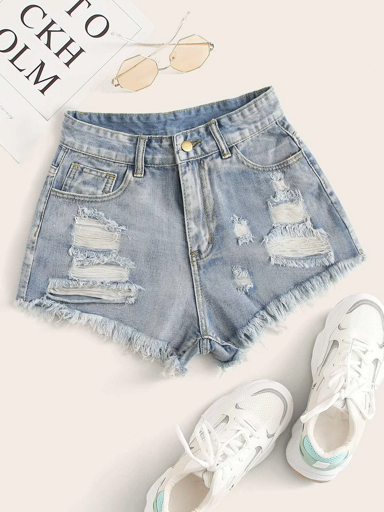 New in Stone Wash Frayed Shorts y2k vestidos de mujer dress dresses for women 2022 stitch vestidos ropa mujer envio gratis liq 
New in Stone Wash Frayed Shorts y2k vestidos de mujer dress dresses for women 2022 stitch vestidos ropa mujer envio gratis liq