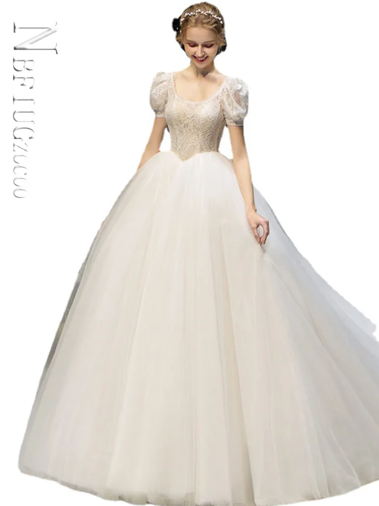 Main Wedding Dress 2022 New Bridal French Trailing White Round Neck Puff Sleeve
Main Wedding Dress 2022 New Bridal French Trailing White Round Neck Puff Sleeve