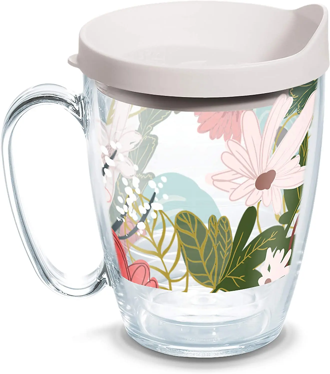 Double wall insulated cup made in USA, soft floral, 1 piece (pack with 1), transparent
Double wall insulated cup made in USA, soft floral, 1 piece (pack with 1), transparent