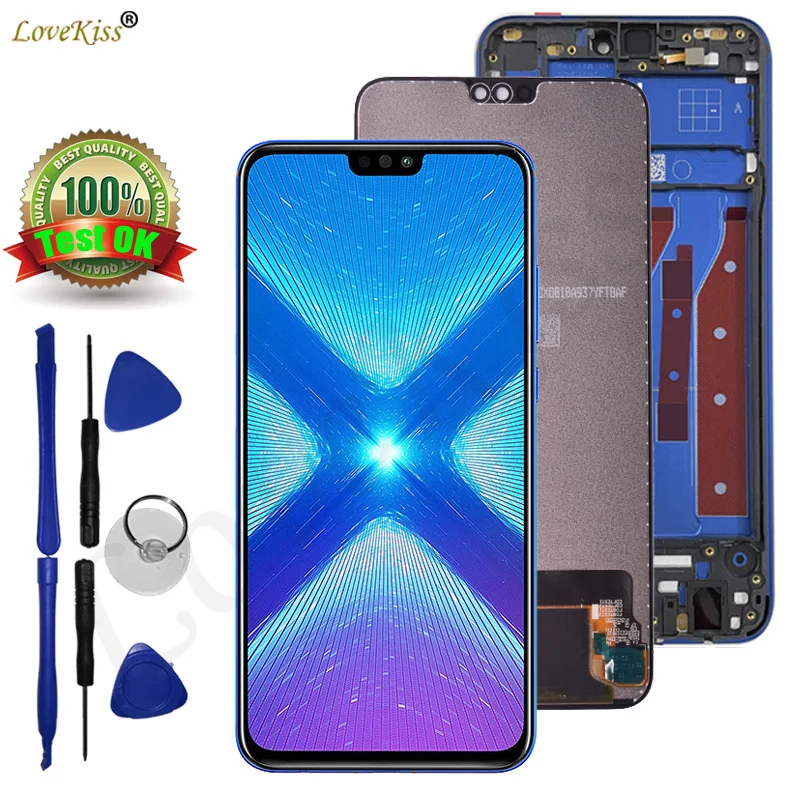 LCD For Huawei Honor 8X JSN-L22 JSN-L11 JSN-L21 LCD Display Touch Screen Digitizer Front Panel Sensor Frame Assembly Replacement
LCD For Huawei Honor 8X JSN-L22 JSN-L11 JSN-L21 LCD Display Touch Screen Digitizer Front Panel Sensor Frame Assembly Replacement