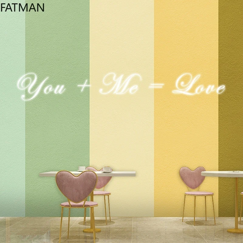FATMAN Custom Color Vertical Strips Rainbow Mural Cafe Milk Tea Shop Wallpaper Clothing Store Background Wall Covering Dropship
FATMAN Custom Color Vertical Strips Rainbow Mural Cafe Milk Tea Shop Wallpaper Clothing Store Background Wall Covering Dropship