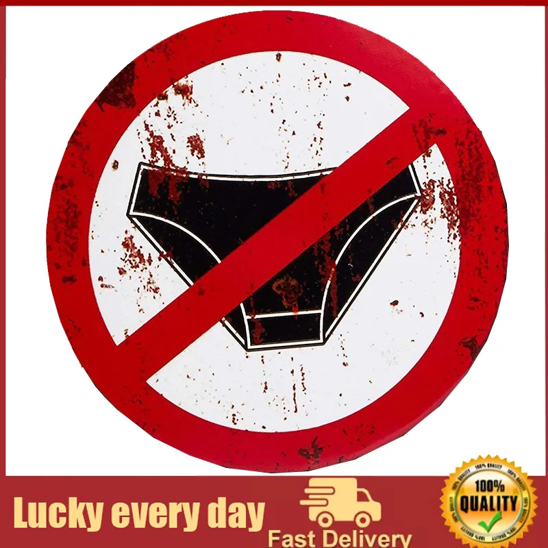 No Swimsuits Sign - Metal No Swimsuits Allowed Vintage Circular Round Metal Tin Sign Metal Sign Wall Decor Man Cave Garage Bar
No Swimsuits Sign - Metal No Swimsuits Allowed Vintage Circular Round Metal Tin Sign Metal Sign Wall Decor Man Cave Garage Bar