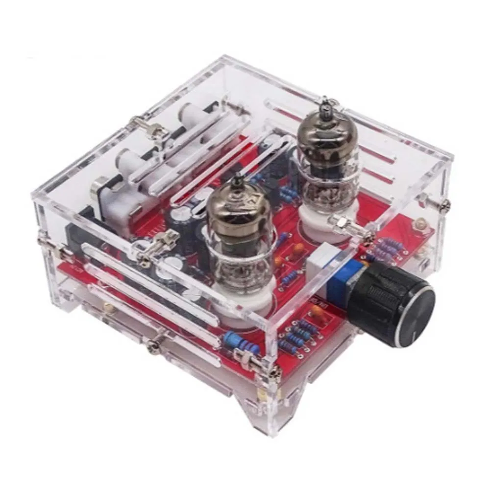 XH-A201 Hifi 6J1 Class A Bile Tube Preamplifier Amplifier o Finished Board With Acrylic Chassis
XH-A201 Hifi 6J1 Class A Bile Tube Preamplifier Amplifier o Finished Board With Acrylic Chassis