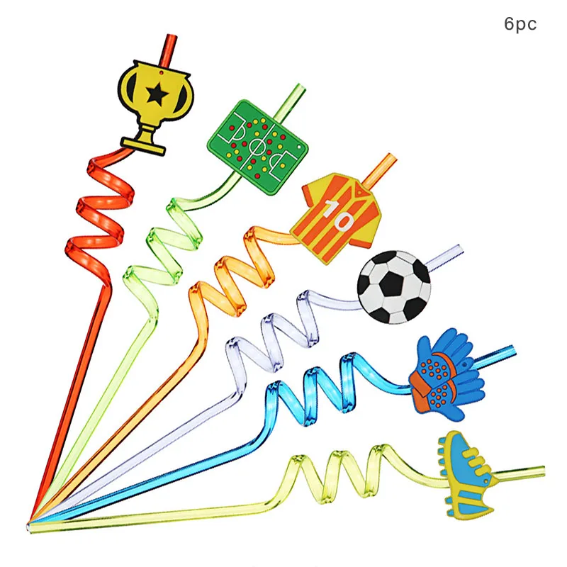 6pcs Football Straws Soccer Party World Cup Sports Theme Party Decor Happy Football Birthday Party Supplies Kids Favor
6pcs Football Straws Soccer Party World Cup Sports Theme Party Decor Happy Football Birthday Party Supplies Kids Favor