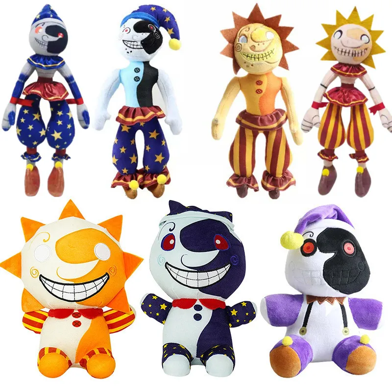 30cm Anime Sundrop Moondrop FNAF Plush Toys Cute Soft Stuffed Cartoon Horror Game Dolls Figure Toys For Kid Birthday Gift
30cm Anime Sundrop Moondrop FNAF Plush Toys Cute Soft Stuffed Cartoon Horror Game Dolls Figure Toys For Kid Birthday Gift