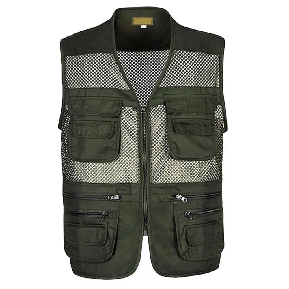 Fishing Waistcoat Lightweight Mesh Outdoor Sports Vest for Summer Zipper Closure Waistcoat for Work Wear Camping Fishing
Fishing Waistcoat Lightweight Mesh Outdoor Sports Vest for Summer Zipper Closure Waistcoat for Work Wear Camping Fishing