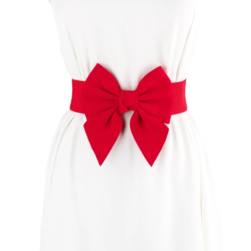 Women Big Bow Waistband Elastic Wide Stretch Waist Belt Straps For Girls Clothes Accessories Lady Dress Belt
Women Big Bow Waistband Elastic Wide Stretch Waist Belt Straps For Girls Clothes Accessories Lady Dress Belt
