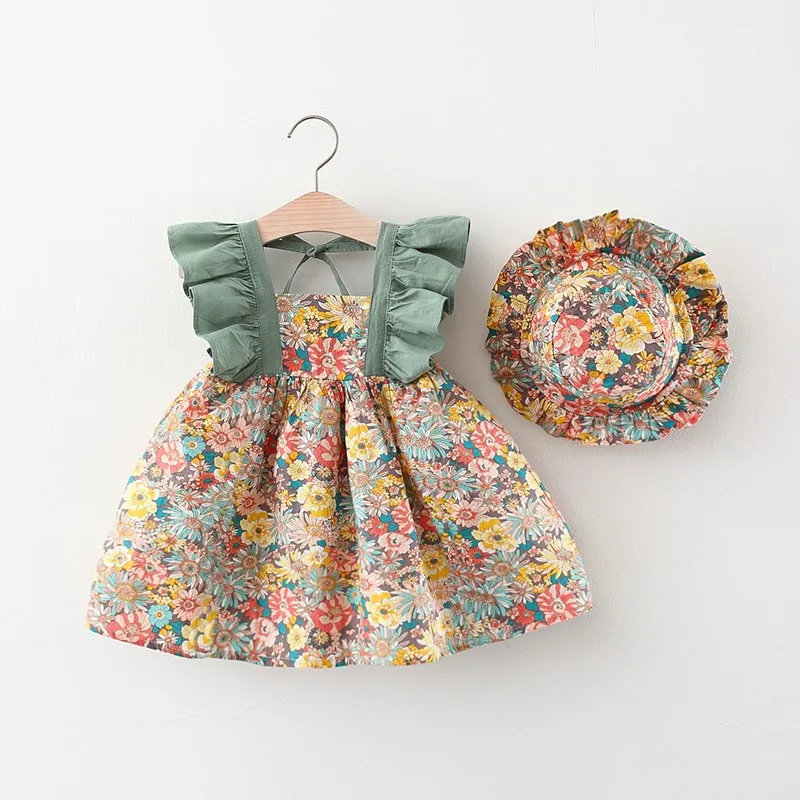 Summer Newborn Baby Girls Dress Cute Print Dresses for Infant 1st Birthday Princess Dress Baby Clothing Sets Outfits With Hat
Summer Newborn Baby Girls Dress Cute Print Dresses for Infant 1st Birthday Princess Dress Baby Clothing Sets Outfits With Hat