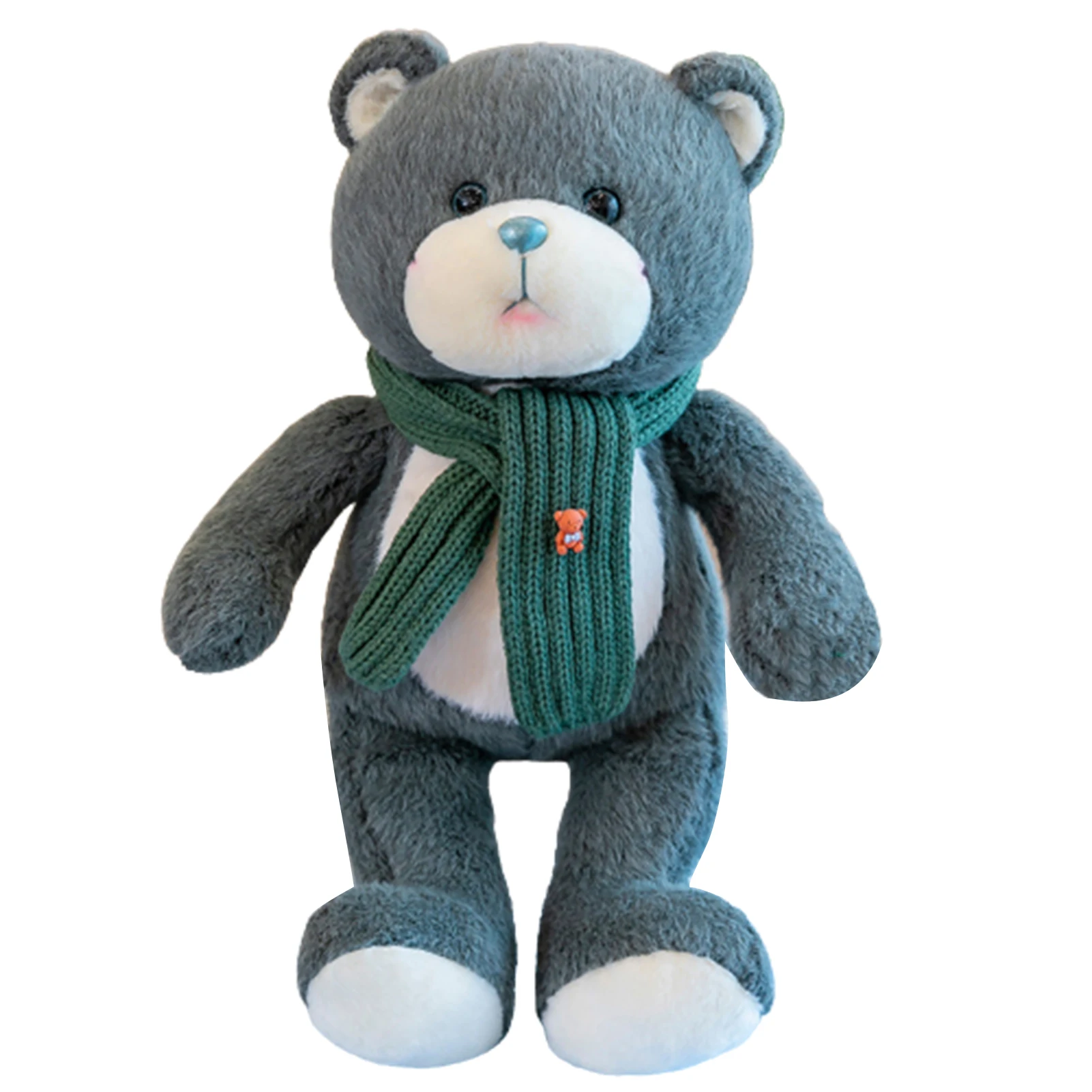 Cute Bear Plush Toy With Knitted Scraf Huggable Throw Pillow Bear For Children
Cute Bear Plush Toy With Knitted Scraf Huggable Throw Pillow Bear For Children