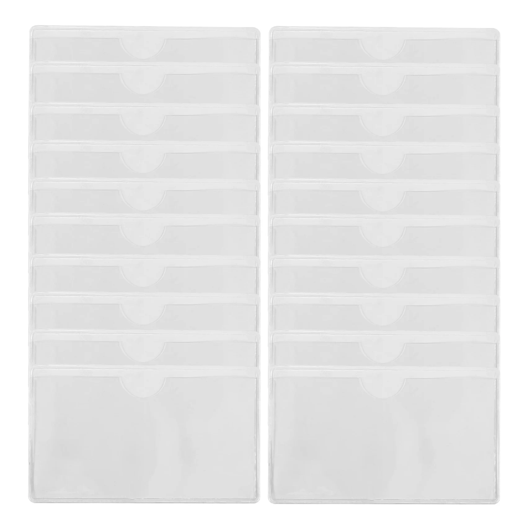 60Pcs Self-Adhesive Label Holder Card Pockets Label Holder Clear Library Card Holders with Top Open for Index Cards
60Pcs Self-Adhesive Label Holder Card Pockets Label Holder Clear Library Card Holders with Top Open for Index Cards