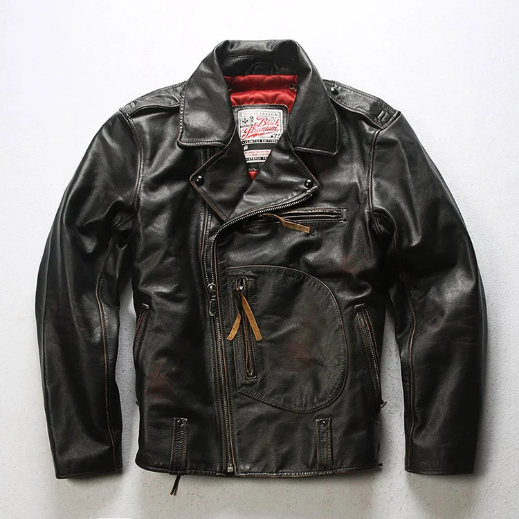 Free shipping.wholesales,quality mens slim genuine leather jacket.motor biker tea core cowhide coat.vintage leather clothes.
Free shipping.wholesales,quality mens slim genuine leather jacket.motor biker tea core cowhide coat.vintage leather clothes.
