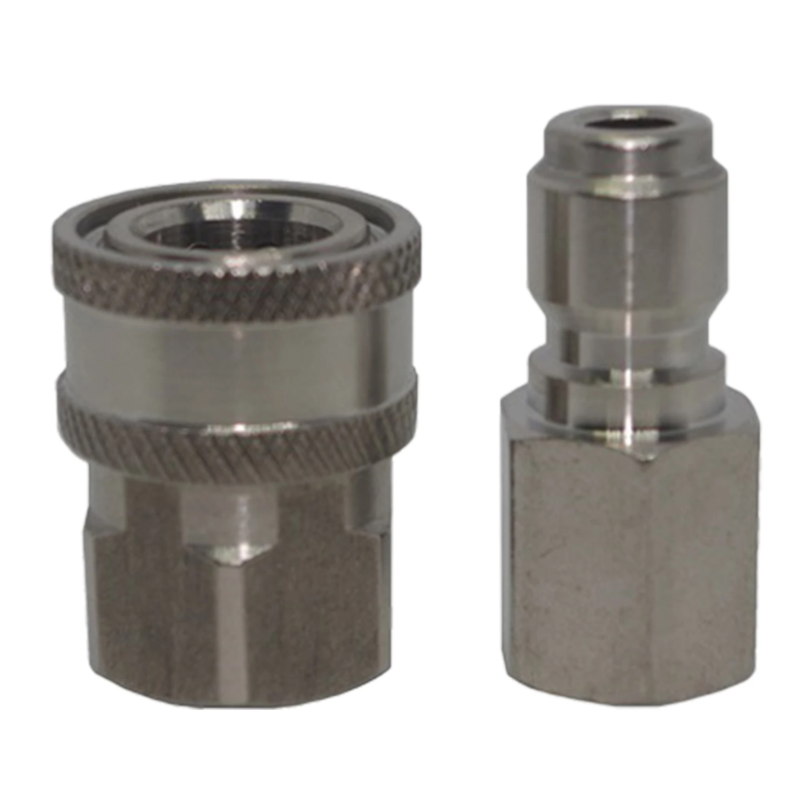 2pcs/set Outdoor Universal Durable Hose Stainless Steel Practical Pressure Washer Adapter Easy Install Quick Connect Male Female
2pcs/set Outdoor Universal Durable Hose Stainless Steel Practical Pressure Washer Adapter Easy Install Quick Connect Male Female