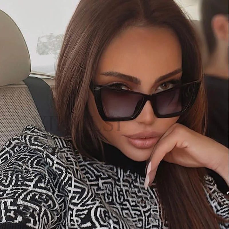 Elegant Ladies Sexy Cat Eye Sunglasses Women Luxury Brand Metal Bridge Square Sun Glass For Female Daily Life Oculos De Sol 
Elegant Ladies Sexy Cat Eye Sunglasses Women Luxury Brand Metal Bridge Square Sun Glass For Female Daily Life Oculos De Sol