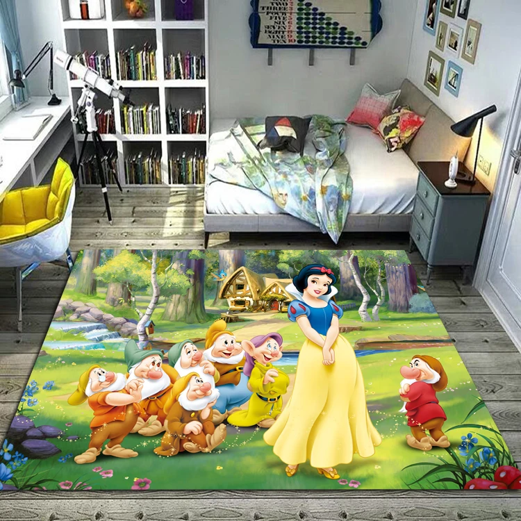 Disney Cartoon Princess Dwarfs Children's Bedroom Carpet Floor Mat Game Mat Lounge Carpet Decoration Home Anti-slip Washable
Disney Cartoon Princess Dwarfs Children's Bedroom Carpet Floor Mat Game Mat Lounge Carpet Decoration Home Anti-slip Washable