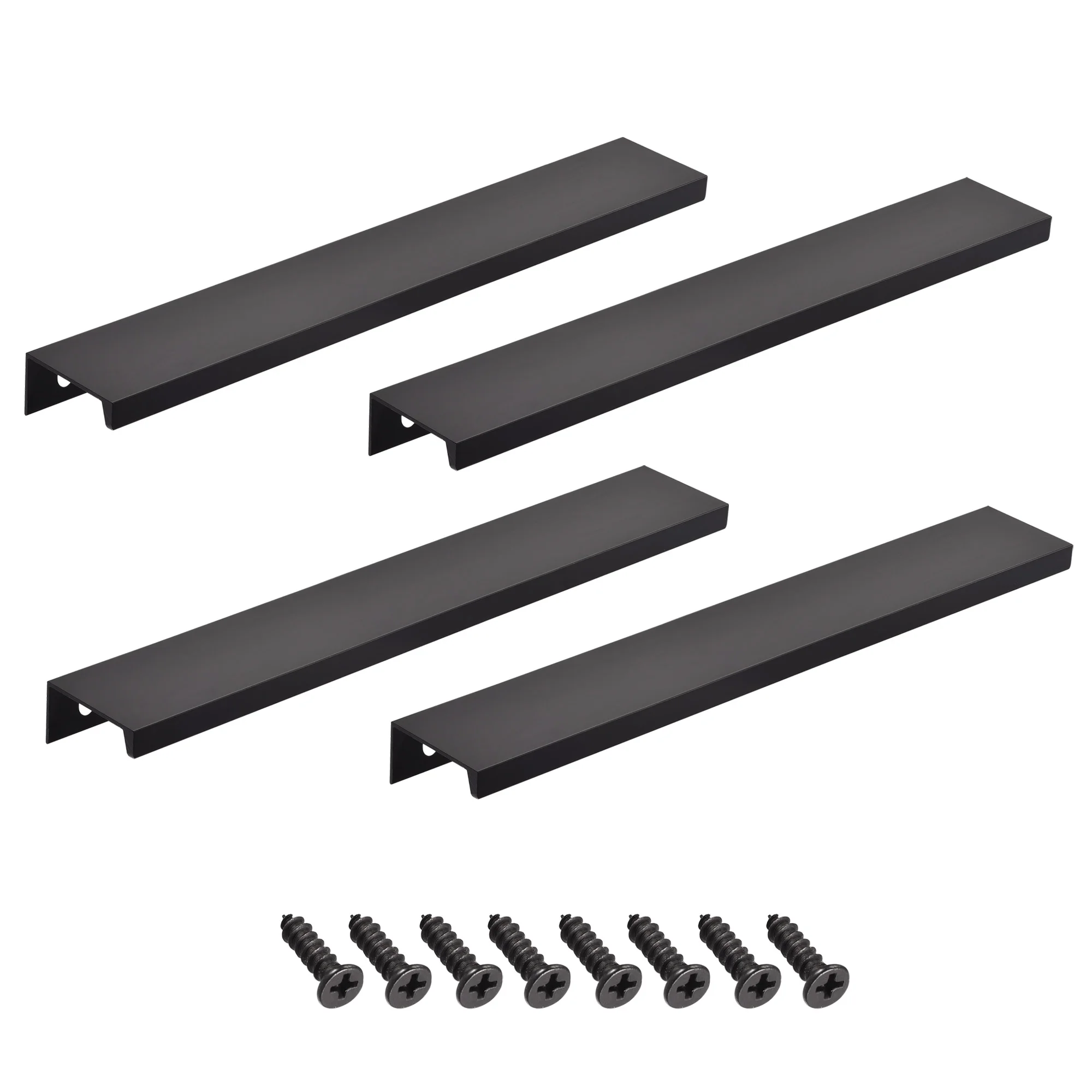 Uxcell Edge Pull Handle 300mm x 32mm Aluminum Alloy Cabinet Drawer Pull Black 4 Pcs
Uxcell Edge Pull Handle 300mm x 32mm Aluminum Alloy Cabinet Drawer Pull Black 4 Pcs