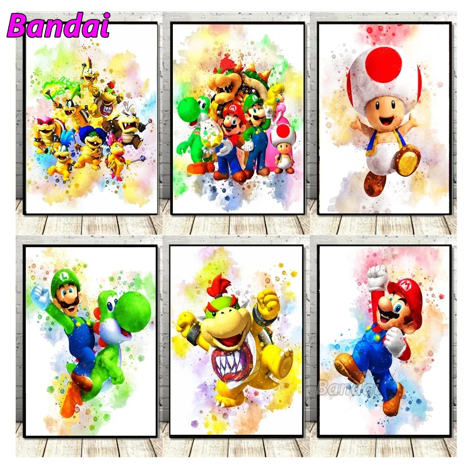 5D DIY Full Square/Round Drill Diamond Painting Watercolor Mario Diamond Mosaic Embroidery Japanese Game Anime TT7188
5D DIY Full Square/Round Drill Diamond Painting Watercolor Mario Diamond Mosaic Embroidery Japanese Game Anime TT7188