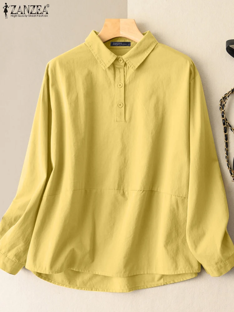 Oversized ZANZEA Women Fashion OL Shirts Blouse 2022 Spring Autumn Long Sleeve Loose Top Tunic Casual Solid Baggy Blusas Chemise
Oversized ZANZEA Women Fashion OL Shirts Blouse 2022 Spring Autumn Long Sleeve Loose Top Tunic Casual Solid Baggy Blusas Chemise