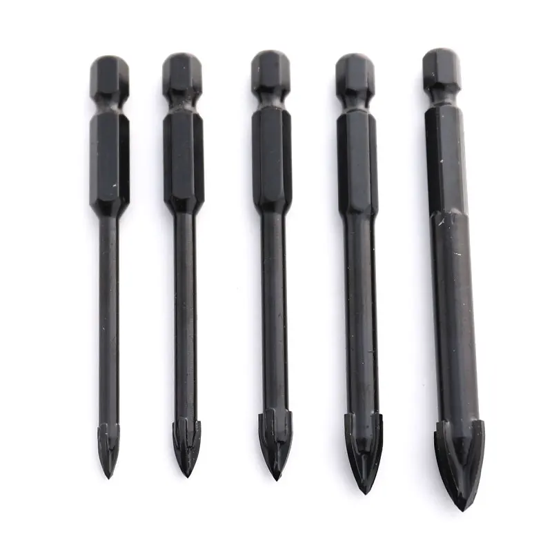 Cross Hex Tile Drill Bits Set for Glass Ceramic Concrete Carbide Hole Opener Brick Hard Alloy Triangle Bit Tool Kit 4/5/6/8/10mm
Cross Hex Tile Drill Bits Set for Glass Ceramic Concrete Carbide Hole Opener Brick Hard Alloy Triangle Bit Tool Kit 4/5/6/8/10mm