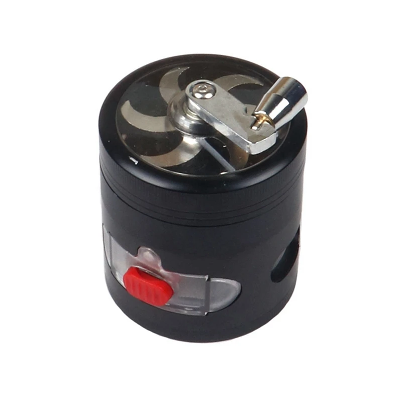 Metal Smoke Grinder Hand Cranked Clear Top Grinder Smoke Crusher Crusher Crank Pollinator With Drawer Spice Grinder B
Metal Smoke Grinder Hand Cranked Clear Top Grinder Smoke Crusher Crusher Crank Pollinator With Drawer Spice Grinder B