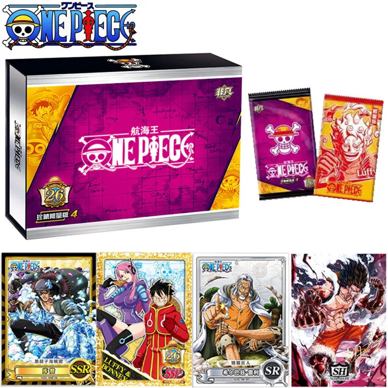 One Piece 26th Anniversary Gift Box Collection Limited Edition Anime Card Luffy Nami Sauron SSP Rare Card Children's Gift Toys
One Piece 26th Anniversary Gift Box Collection Limited Edition Anime Card Luffy Nami Sauron SSP Rare Card Children's Gift Toys