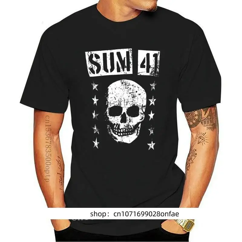 Mens Clothes Sum 41 Herren T-Shirt Grinning Skull Summer Brand T Shirt Men Hip Hop Men T-Shirt Casual Fitness Men Lastest
Mens Clothes Sum 41 Herren T-Shirt Grinning Skull Summer Brand T Shirt Men Hip Hop Men T-Shirt Casual Fitness Men Lastest