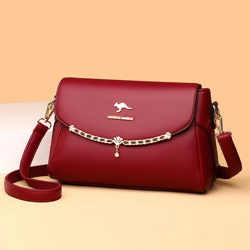 

Женская сумка для матери среднего возраста, Подарочная элегантная сумка-мессенджер, модная сумка через плечо, брендовая дизайнерская сумка...