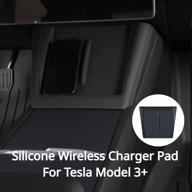 Mobile Phone Wireless Charging Pad for Tesla Model 3+ Silicone Non-Slip Pad Central Control Wireless Charger Pad Car Accessories
Mobile Phone Wireless Charging Pad for Tesla Model 3+ Silicone Non-Slip Pad Central Control Wireless Charger Pad Car Accessories