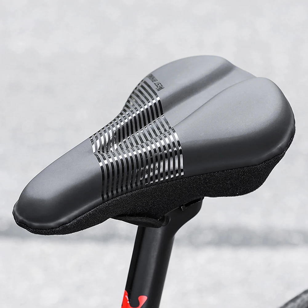 WEST BIKING Waterproof Bike Saddle Cover Soft Silicone Gel Padded PU Bicycle Seat Cover Memory Foam Non-Slip 3D Bike Seat Cover
WEST BIKING Waterproof Bike Saddle Cover Soft Silicone Gel Padded PU Bicycle Seat Cover Memory Foam Non-Slip 3D Bike Seat Cover