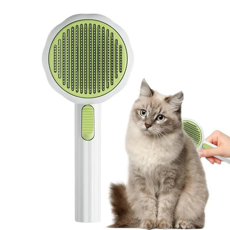 Cat Brush For Shedding Self Cleaning Cat Slicker Brush One-Click Cleaning Cat Brush For Long Or Short Haired Cats Cat Comb
Cat Brush For Shedding Self Cleaning Cat Slicker Brush One-Click Cleaning Cat Brush For Long Or Short Haired Cats Cat Comb