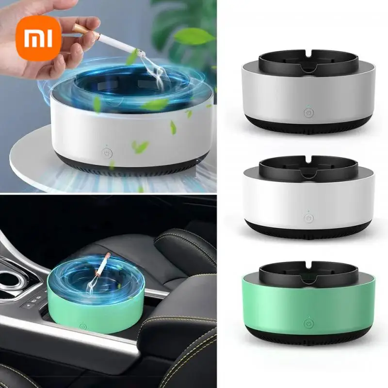 

Self Extinguishing Smart Ashtray Smokeless Ashtray Air Purifier Anti-odor Anti-smoke Ashtrays Smoking Accessories Home-appliance