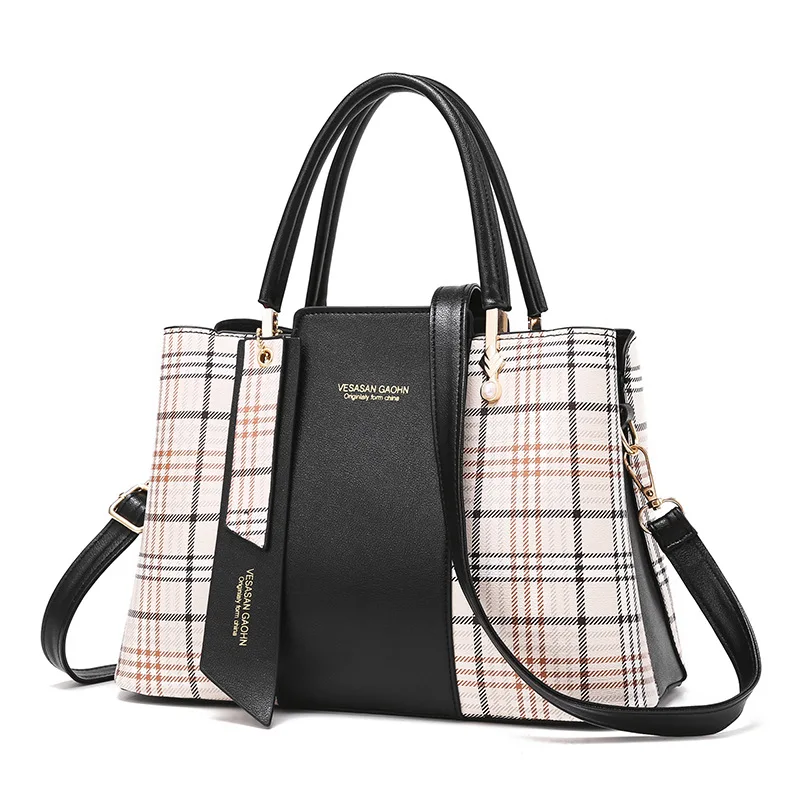 Newposs PU Leather Large Capacity Woman Handbag Grid Shoulder Bag Fashion Casual Luxury Designer Patchwork Crossbody Pack women
Newposs PU Leather Large Capacity Woman Handbag Grid Shoulder Bag Fashion Casual Luxury Designer Patchwork Crossbody Pack women
